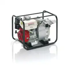 Selvsugende sentrifugalpumpe med 4-takts industrimotor og ekstra kraftig pumpehus